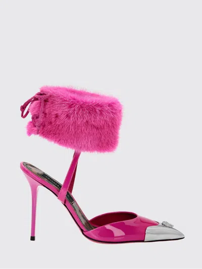 Philipp Plein Pump Woman Color Fuchsia In Pink