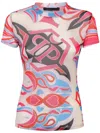 Philipp Plein Pure Colorful Circus Cotton T-shirt In Pink