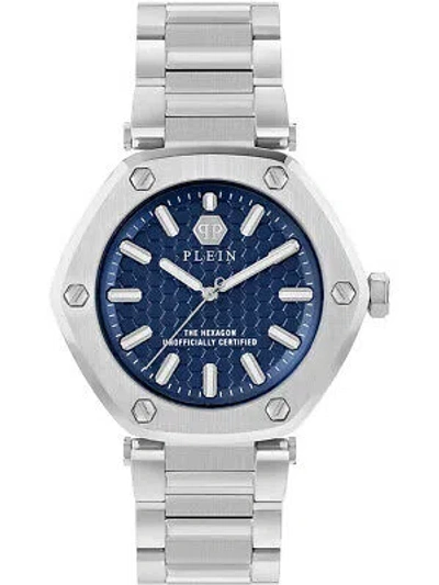 Pre-owned Philipp Plein Pw1ba0423 The Hexagon Ladies Watch 38mm 5atm