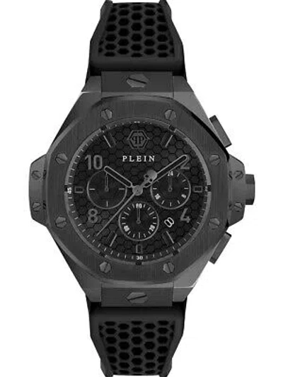 Pre-owned Philipp Plein Pwpra0924 Herrenuhr Chrono Royal 46mm 5atm