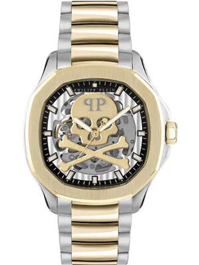 Pre-owned Philipp Plein Pwraa0323 High-conic Automatic Mens Watch 42mm 5atm