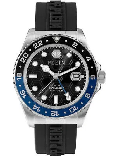 Pre-owned Philipp Plein Pwyba0123 Hyper $port Gmt Mens Watch 44mm 10atm