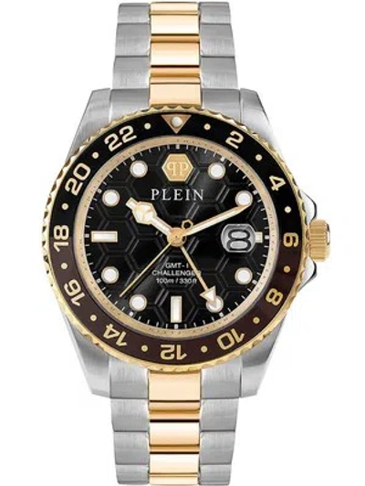 Pre-owned Philipp Plein Pwyba0323 Hyper $port Gmt Mens Watch 44mm 10atm