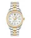 Philipp Plein Women's Queen Two-tone Stainless Steel Bracelet Watch 36mm In Gold