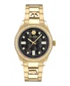 Philipp Plein Queen Crystal Watch With Black Guilloche Dial In Multi