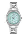 Philipp Plein 38mm Stainless Steel Watch With Blue Guilloche Dial In Silver