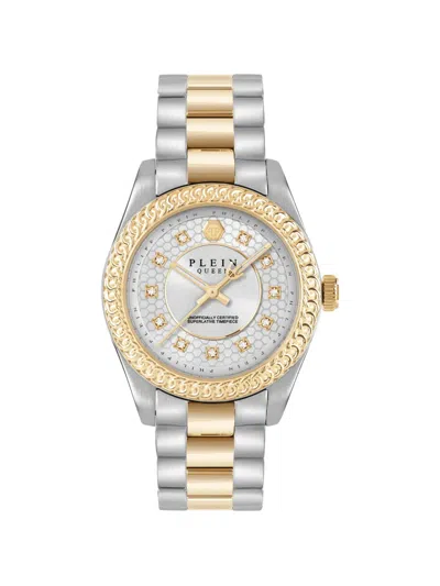 Philipp Plein Queen Supreme 36mm Watch In Metallic