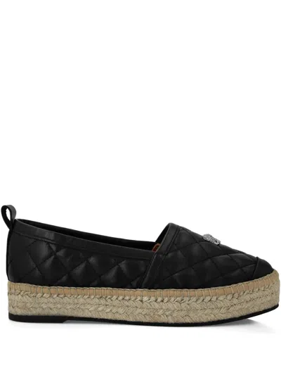 Philipp Plein Quilted Espadrilles In Black