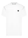 Philipp Plein Quilted-shoulder Short-sleeve T-shirt In White