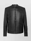 Philipp Plein Quilted Shoulder Stitch Detailing Front Pockets Jacket In Black