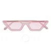 Philipp Plein Rachy Pink Raspberry. Cat Eye Ladies Sunglasses 000-wes0069-pte003n-iuzg