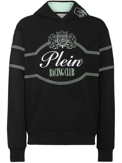 Philipp Plein Racing Club Hoodie In Schwarz