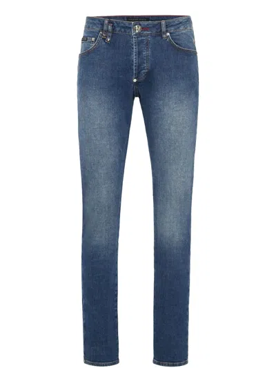 Philipp Plein Denim Skinny Jeans In Blue