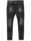 Philipp Plein Cotton Jeans In Black