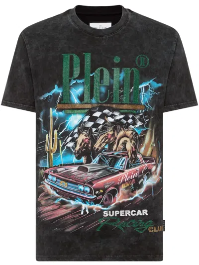 Philipp Plein Racing Club T-shirt In Black