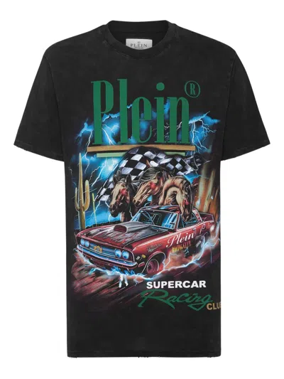 Philipp Plein Racing Club T-shirt In Black