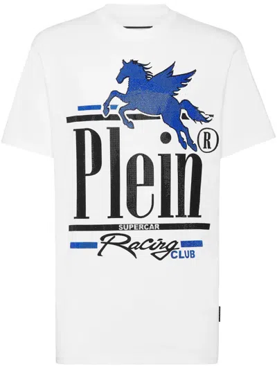 Philipp Plein Racing Club T-shirt In White
