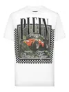 Philipp Plein Racing-graphic T-shirt In White