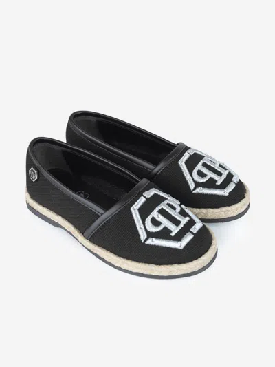 Philipp Plein Kids'  Raissa Espadrilles Eu 29 Uk 11 Black By Childsplay Clothing