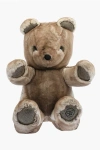 Philipp Plein Real Fur Teddy Bear 70 Soft Toy With Rhinestone Embellishmen