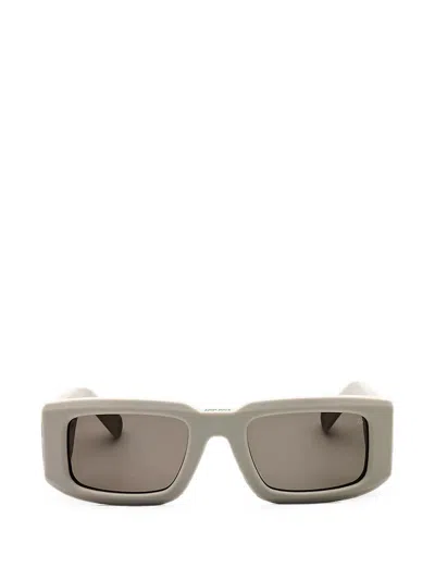 Philipp Plein Rectangle-frame Sunglasses In Gray