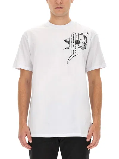 Philipp Plein Regular Fit Cotton T-shirt In White