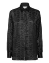 Philipp Plein Regular Fit Shirt Monogram In Black