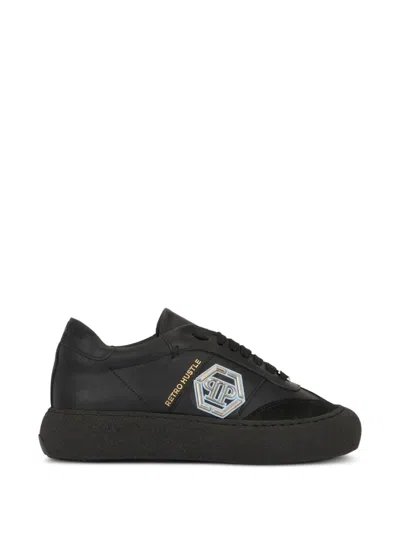 Philipp Plein Retro Hustle Sneakers In Black