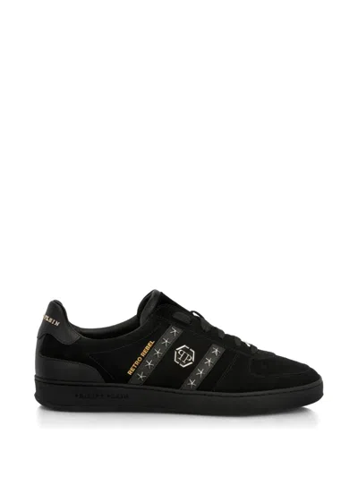 Philipp Plein Retro Rebel Studded Sneakers In Multi