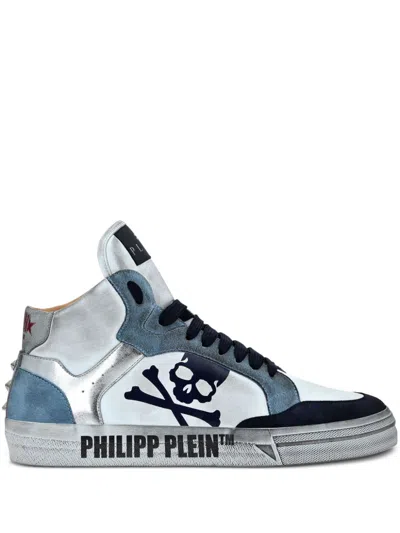 Philipp Plein Retrokickz Tm Sneakers In Blue