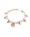 Philipp Plein Rhapsody Crystal Bracelet With Polyresin Pearls