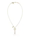 Philipp Plein Rhapsody Crystal Cable Chain Necklace Woman Necklace Gold Size Onesize Stainless Steel In Gold