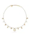 Philipp Plein Rhapsody Crystal Necklace With Gold-tone Spikes In Gold
