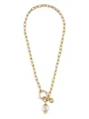 Philipp Plein Rhapsody Crystal-embellishment Necklace In Gold