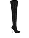 Philipp Plein Rhinestone Boots In 黑色