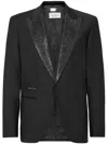 Philipp Plein Rhinestone-embellished Blazer In Black
