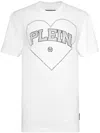 Philipp Plein Rhinestone-embellished Cotton T-shirt In White