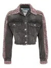 Philipp Plein Rhinestone-embellished Denim Jacket