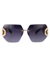 Philipp Plein Plein Hera Sunglasses In Blue