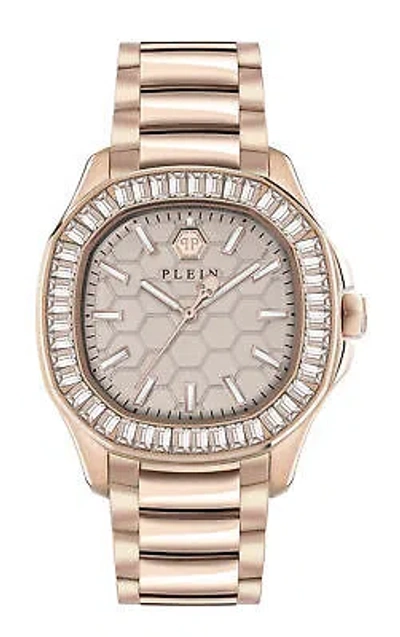 Pre-owned Philipp Plein Rose Gold Womens Analogue Watch $pectre Lady Pwtaa0723