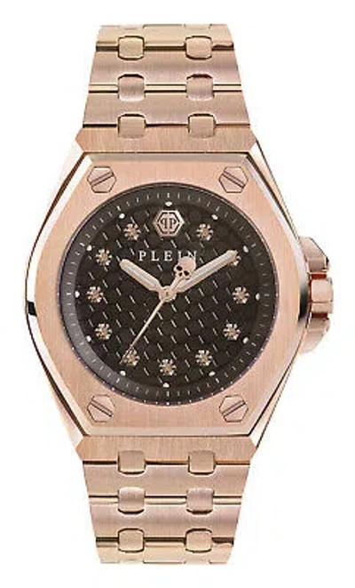 Pre-owned Philipp Plein Rose Gold Womens Analogue Watch Plein Extreme Lady Pwjaa0522