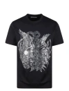 Philipp Plein Ss Tattoo Print T-shirt In Black