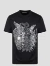 Philipp Plein Ss Tattoo Print T-shirt In Black