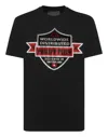 Philipp Plein Round Neck T-shirt Pp Crest In Black
