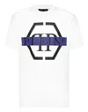 Philipp Plein Round Neck T-shirt Pp Tape In White