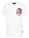 Philipp Plein Round Neck T-shirt Teddy In White