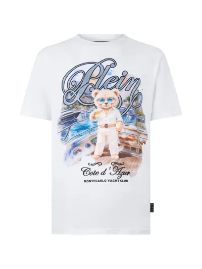 Philipp Plein Round-neck T-shirt In White