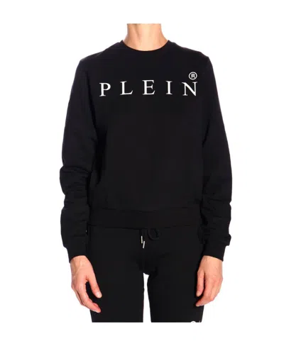 Philipp Plein Round-necked Sweater In Black