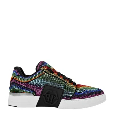 Philipp Plein Round Toe Low-top Casual Shoes In Multi