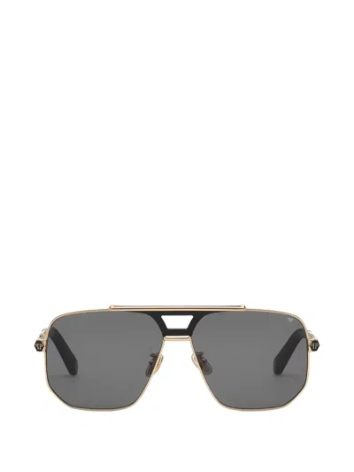 Philipp Plein Royal Sunglasses In Gold